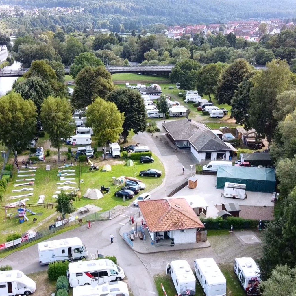 Luftbild Campingplatz